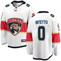 Men's Fanatics Branded Florida Panthers Anthony Bitetto White Away Jersey - Breakaway