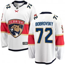 Men's Fanatics Branded Florida Panthers Sergei Bobrovsky White Away Jersey - Breakaway