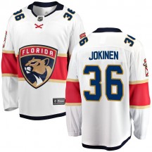Men's Fanatics Branded Florida Panthers Jussi Jokinen White Away Jersey - Breakaway
