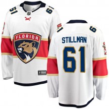 Men's Fanatics Branded Florida Panthers Riley Stillman White Away Jersey - Breakaway