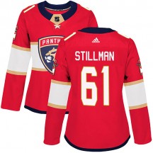 Women's Adidas Florida Panthers Riley Stillman Red Home Jersey - Authentic