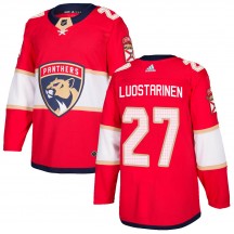 Men's Adidas Florida Panthers Eetu Luostarinen Red ized Home Jersey - Authentic