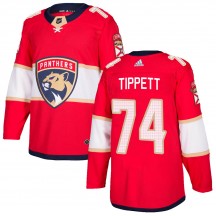 Men's Adidas Florida Panthers Owen Tippett Red ized Home Jersey - Authentic
