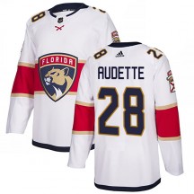 Men's Adidas Florida Panthers Donald Audette White Away Jersey - Authentic