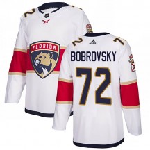 Men's Adidas Florida Panthers Sergei Bobrovsky White Away Jersey - Authentic