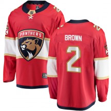 Men's Fanatics Branded Florida Panthers Josh Brown Red Home Jersey - Breakaway