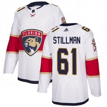 Youth Adidas Florida Panthers Riley Stillman White Away Jersey - Authentic