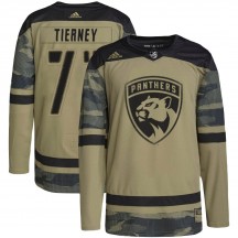 Youth Adidas Florida Panthers Chris Tierney Camo Military Appreciation Practice Jersey - Authentic