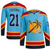 Youth Adidas Florida Panthers Nick Cousins Light Blue Reverse Retro 2.0 Jersey - Authentic