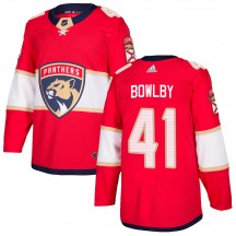 Youth Adidas Florida Panthers Henry Bowlby Red Home Jersey - Authentic