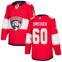 Youth Adidas Florida Panthers Chris Driedger Red Home Jersey - Authentic