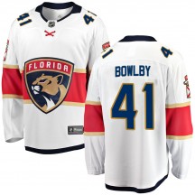 Youth Fanatics Branded Florida Panthers Henry Bowlby White Away Jersey - Breakaway