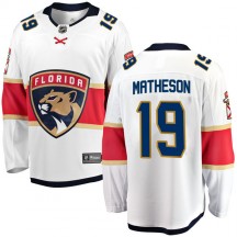 Youth Fanatics Branded Florida Panthers Michael Matheson White Away Jersey - Breakaway