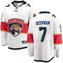 Youth Fanatics Branded Florida Panthers Colton Sceviour White Away Jersey - Breakaway