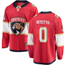 Youth Fanatics Branded Florida Panthers Anthony Bitetto Red Home Jersey - Breakaway