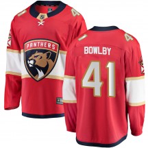 Youth Fanatics Branded Florida Panthers Henry Bowlby Red Home Jersey - Breakaway