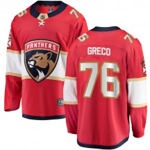 Youth Fanatics Branded Florida Panthers Anthony Greco Red Home Jersey - Breakaway