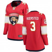 Women's Fanatics Branded Florida Panthers Matt Kiersted Red Home Jersey - Breakaway