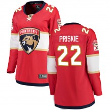 Women's Fanatics Branded Florida Panthers Chase Priskie Red Home Jersey - Breakaway