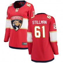 Women's Fanatics Branded Florida Panthers Riley Stillman Red Home Jersey - Breakaway