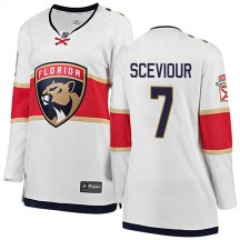 Women's Fanatics Branded Florida Panthers Colton Sceviour White Away Jersey - Breakaway