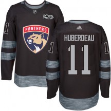 Men's Adidas Florida Panthers Jonathan Huberdeau Black 1917-2017 100th Anniversary Jersey - Authentic