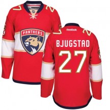 Men's Reebok Florida Panthers Nick Bjugstad Red Home Jersey - Authentic