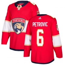 Men's Adidas Florida Panthers Alex Petrovic Red Jersey - Authentic