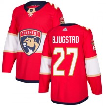 Men's Adidas Florida Panthers Nick Bjugstad Red Jersey - Authentic
