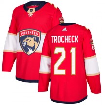 Men's Adidas Florida Panthers Vincent Trocheck Red Jersey - Authentic