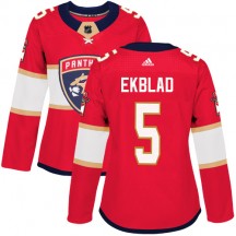 Women's Adidas Florida Panthers Aaron Ekblad Red Home Jersey - Authentic