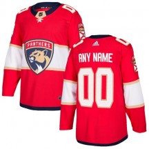 Youth Adidas Florida Panthers Custom Red Home Jersey - Authentic