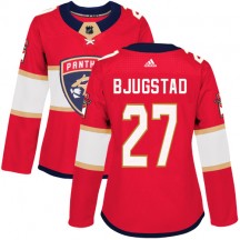 Women's Adidas Florida Panthers Nick Bjugstad Red Home Jersey - Authentic