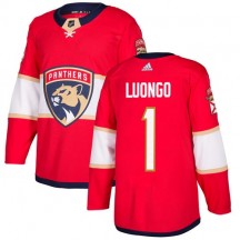 Youth Adidas Florida Panthers Roberto Luongo Red Home Jersey - Authentic