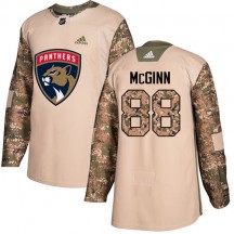 Youth Adidas Florida Panthers Jamie McGinn Camo Veterans Day Practice Jersey - Authentic