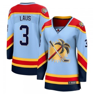Women's Fanatics Branded Florida Panthers Paul Laus Light Blue Special Edition 2.0 Jersey - Breakaway