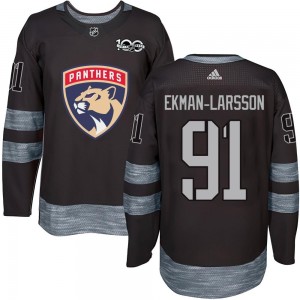 Youth Florida Panthers Oliver Ekman-Larsson Black 1917-2017 100th Anniversary Jersey - Authentic