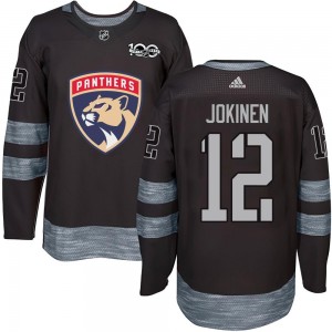 Youth Florida Panthers Olli Jokinen Black 1917-2017 100th Anniversary Jersey - Authentic