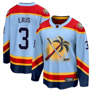 Youth Fanatics Branded Florida Panthers Paul Laus Light Blue Special Edition 2.0 Jersey - Breakaway