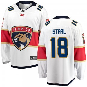 Men's Fanatics Branded Florida Panthers Marc Staal White Away Jersey - Breakaway