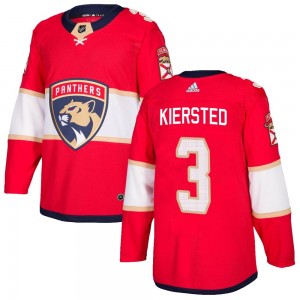 Men's Adidas Florida Panthers Matt Kiersted Red Home Jersey - Authentic