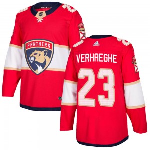 Men's Adidas Florida Panthers Carter Verhaeghe Red Home Jersey - Authentic