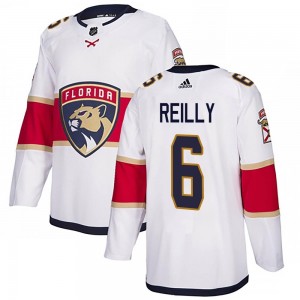 Men's Adidas Florida Panthers Mike Reilly White Away Jersey - Authentic