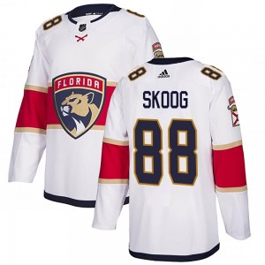 Men's Adidas Florida Panthers Wilmer Skoog White Away Jersey - Authentic
