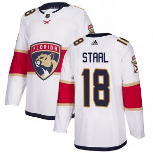 Men's Adidas Florida Panthers Marc Staal White Away Jersey - Authentic