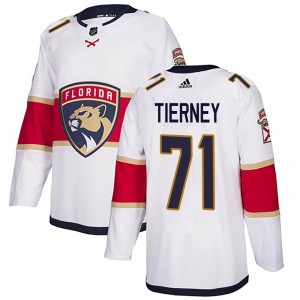 Men's Adidas Florida Panthers Chris Tierney White Away Jersey - Authentic