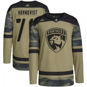 Men's Adidas Florida Panthers Patric Hornqvist Camo Military Appreciation Practice Jersey - Authentic