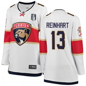 Women's Fanatics Branded Florida Panthers Sam Reinhart White Away 2023 Stanley Cup Final Jersey - Breakaway