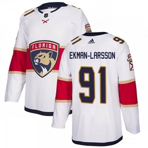 Youth Adidas Florida Panthers Oliver Ekman-Larsson White Away Jersey - Authentic