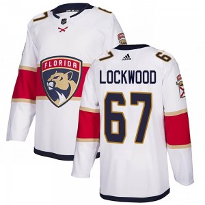 Youth Adidas Florida Panthers William Lockwood White Away Jersey - Authentic